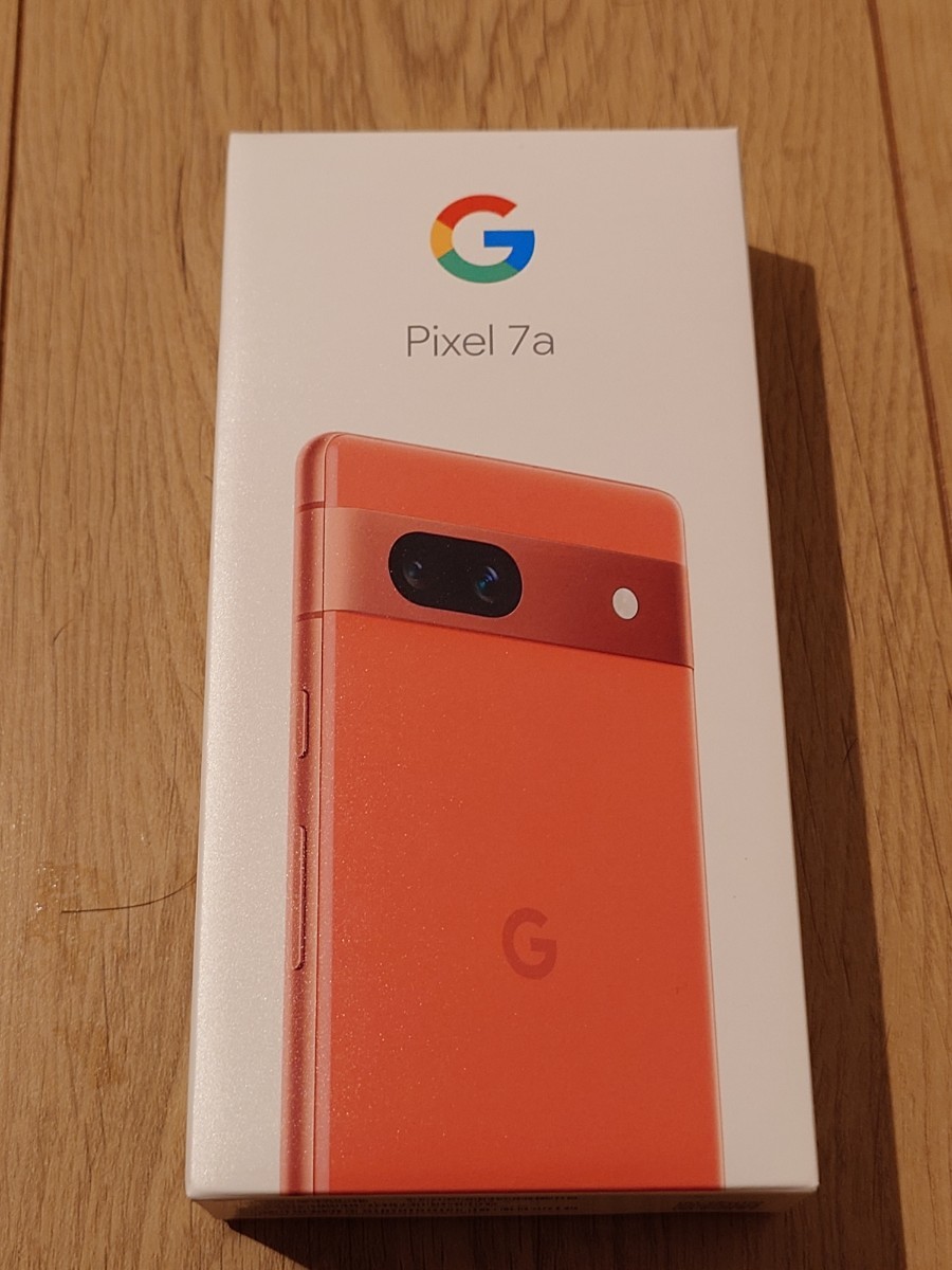 【新品未使用】Google Pixel 7a 本体 Coral SIMフリー Google Store購入品