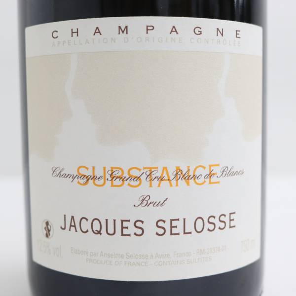 JACQUES SELOSSE(ジャックセロス)シュブスタンス ブリュット JACQUES SELOSSE(ジャックセロス)シュブスタンス ブリュット