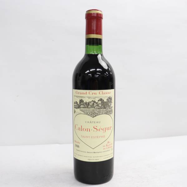 CHATEAU Calon Segur（シャトー カロン セギュール）グランクリュ クラッセ 1966 15％未満 750ml X23F060012