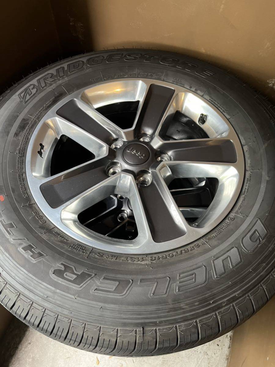 美品】低走行 Jeep ジープラングラーJL 純正ホイールタイヤ4本セット