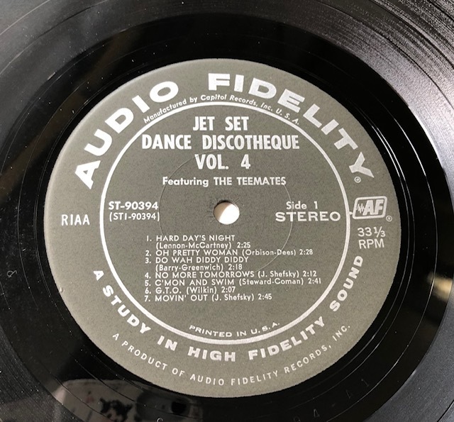 V. A.★Jet Set Dance Discotheque Vol.4★Audio Fidelity DFS 7040 / ジェット・セット・ダンス_画像3