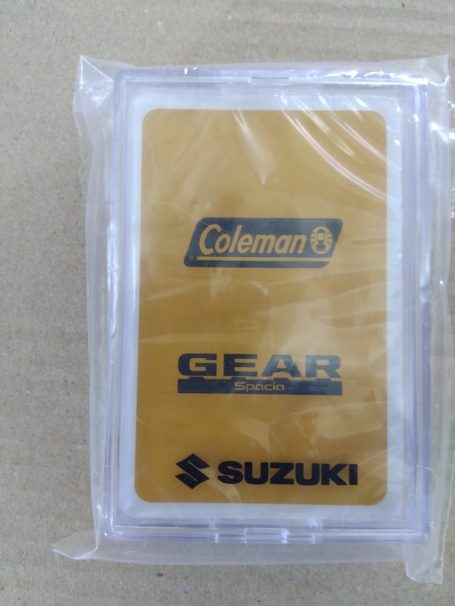  Suzuki Spacia gear Coleman original playing cards unused goods 