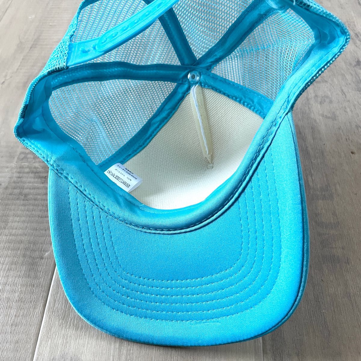 【東京五輪オリンピック2020】メッシュキャップ 帽子 スポーツ カジュアル 記念 コレクション 白×水色 フリーサイズ