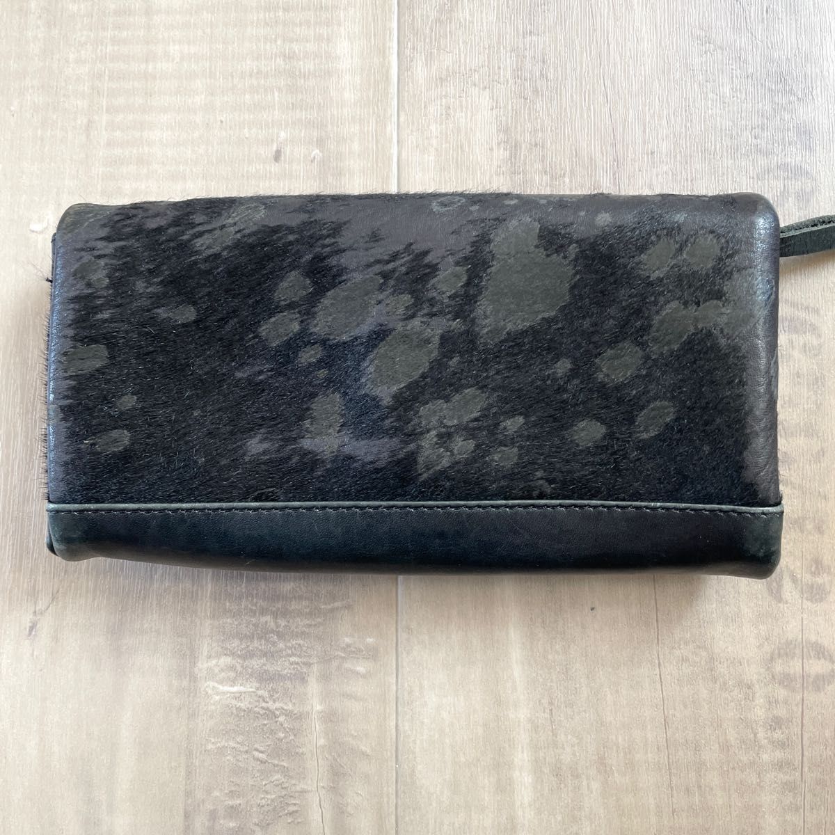 DIESEL】ディーゼル ハラコレザーロングウォレット 長財布 黒 DIESEL】ディーゼル ハラコレザーロングウォレット 長財布 黒