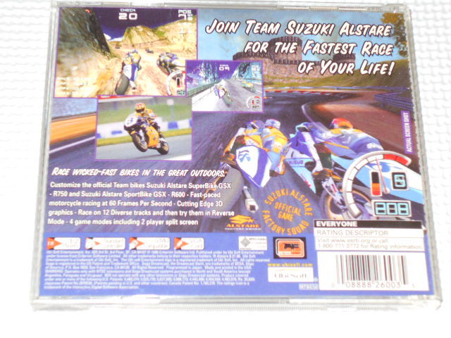 DC*SUZUKI ALSTARE EXTREME RACING overseas edition North America version Dreamcast * box attaching * instructions attaching * soft attaching 