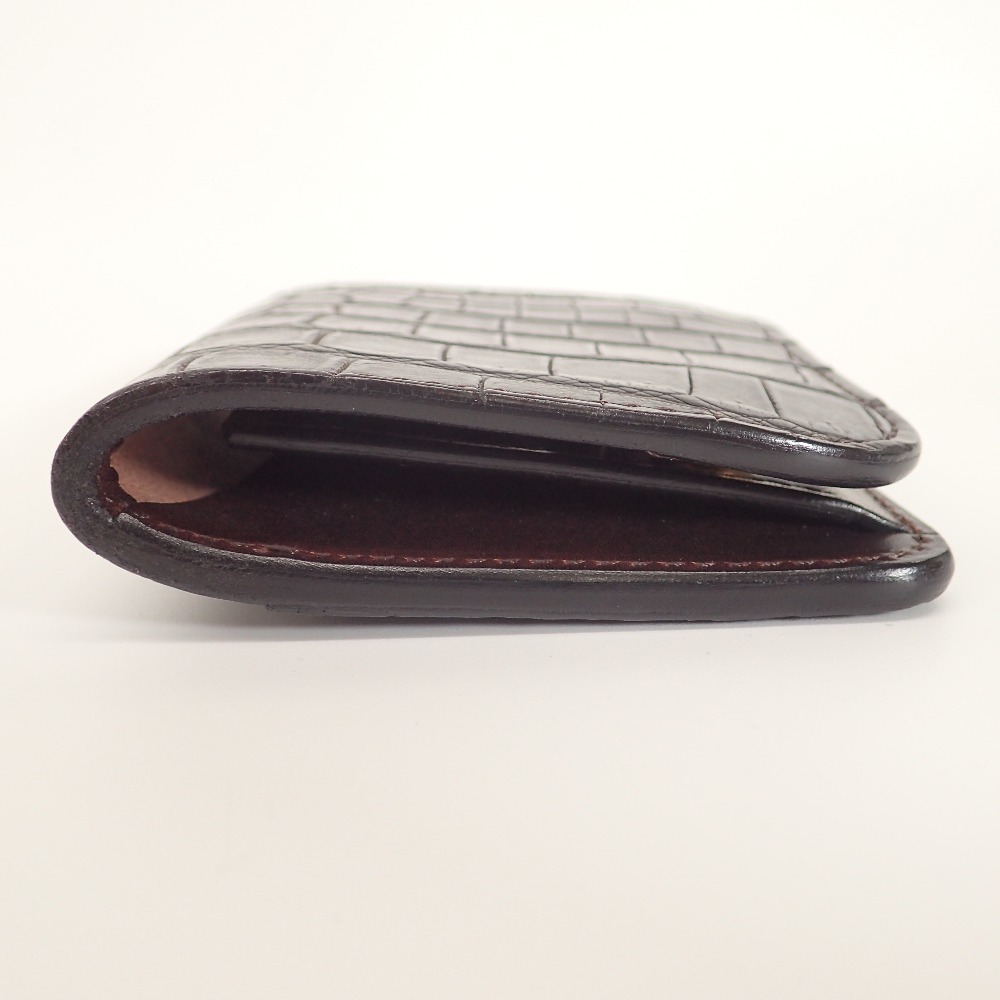 美品 WILDSWANS ワイルドスワンズ PALM パーム クロコダイル コイン