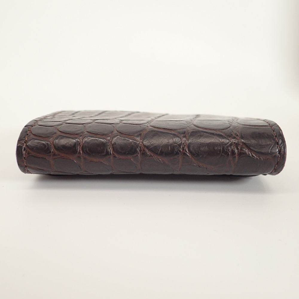 美品 WILDSWANS ワイルドスワンズ PALM パーム クロコダイル コイン