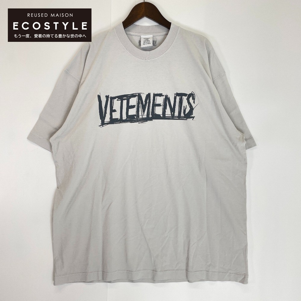Vetements ヴェトモン UE54TR430W グレー WORLDTOUR LOGO TEE グレー