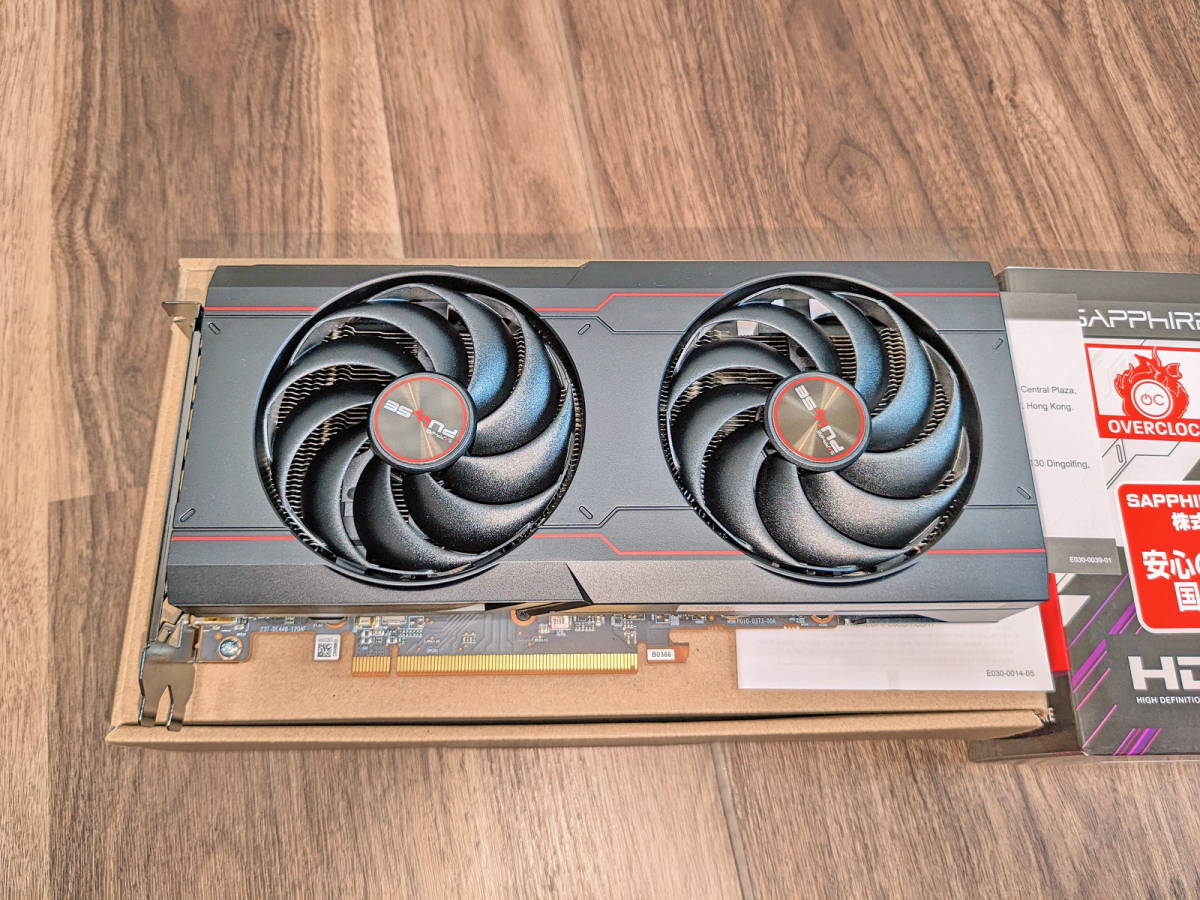 送料無料SAPPHIRE PULSE Radeon RX 6600 XT GAMING OC 8G GDDR6 AMD