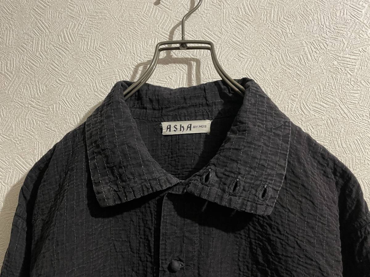 ◯ ISSEY MIYAKE 刺し子 スタンドカラー シャツ ジャケット ◯ ISSEY MIYAKE 刺し子 スタンドカラー シャツ ジャケット