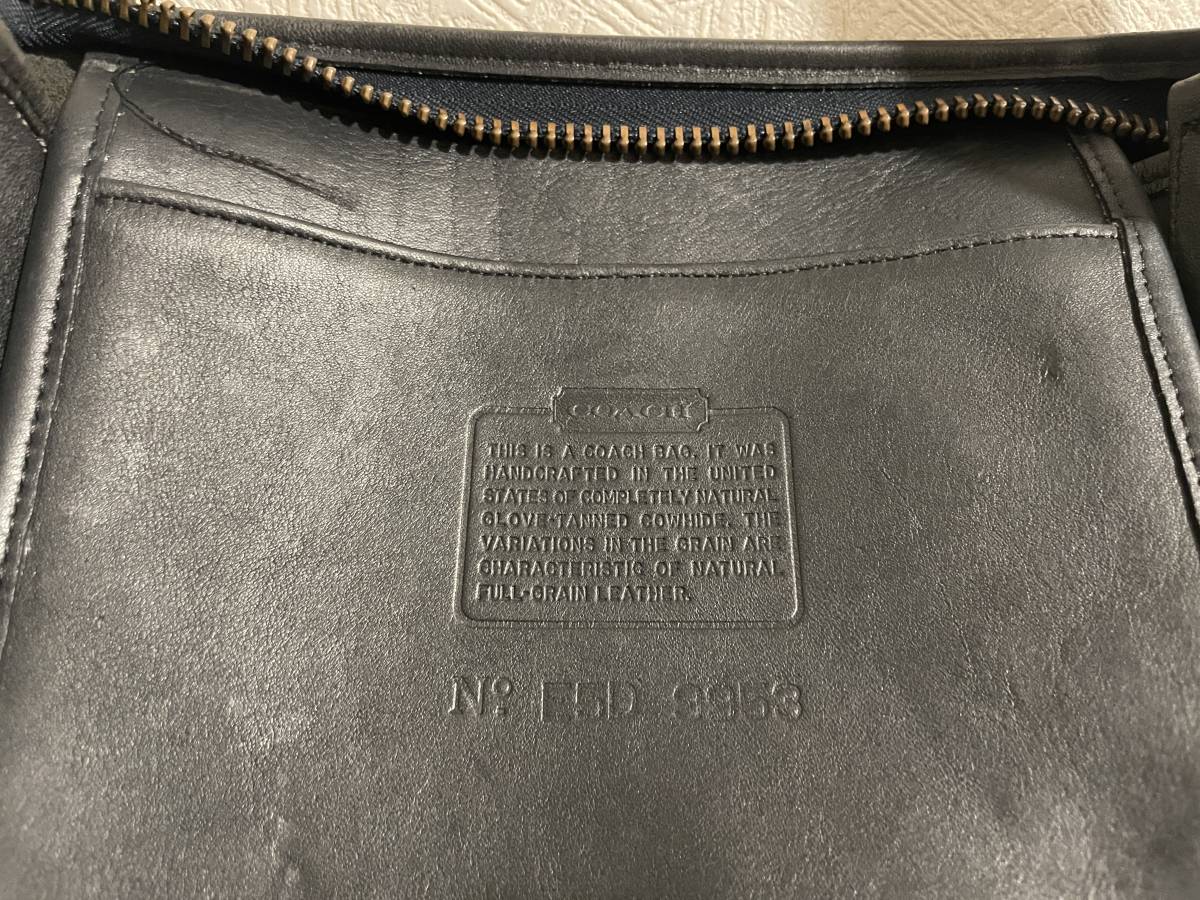◯ USA製 OLD COACH スタッズ レザー バッグ / コーチ バケツ ショルダー Vintage ブラック 黒 Ladies Mens #Sirchive