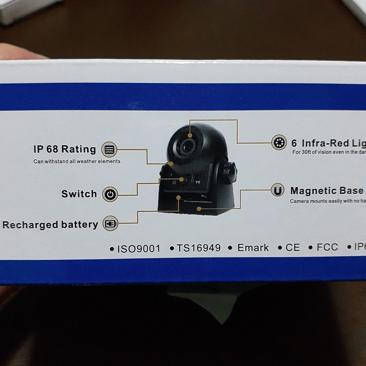 ブランド: MHCABSR 無線バックカメラ WiFi接続 マグネットベース IP68