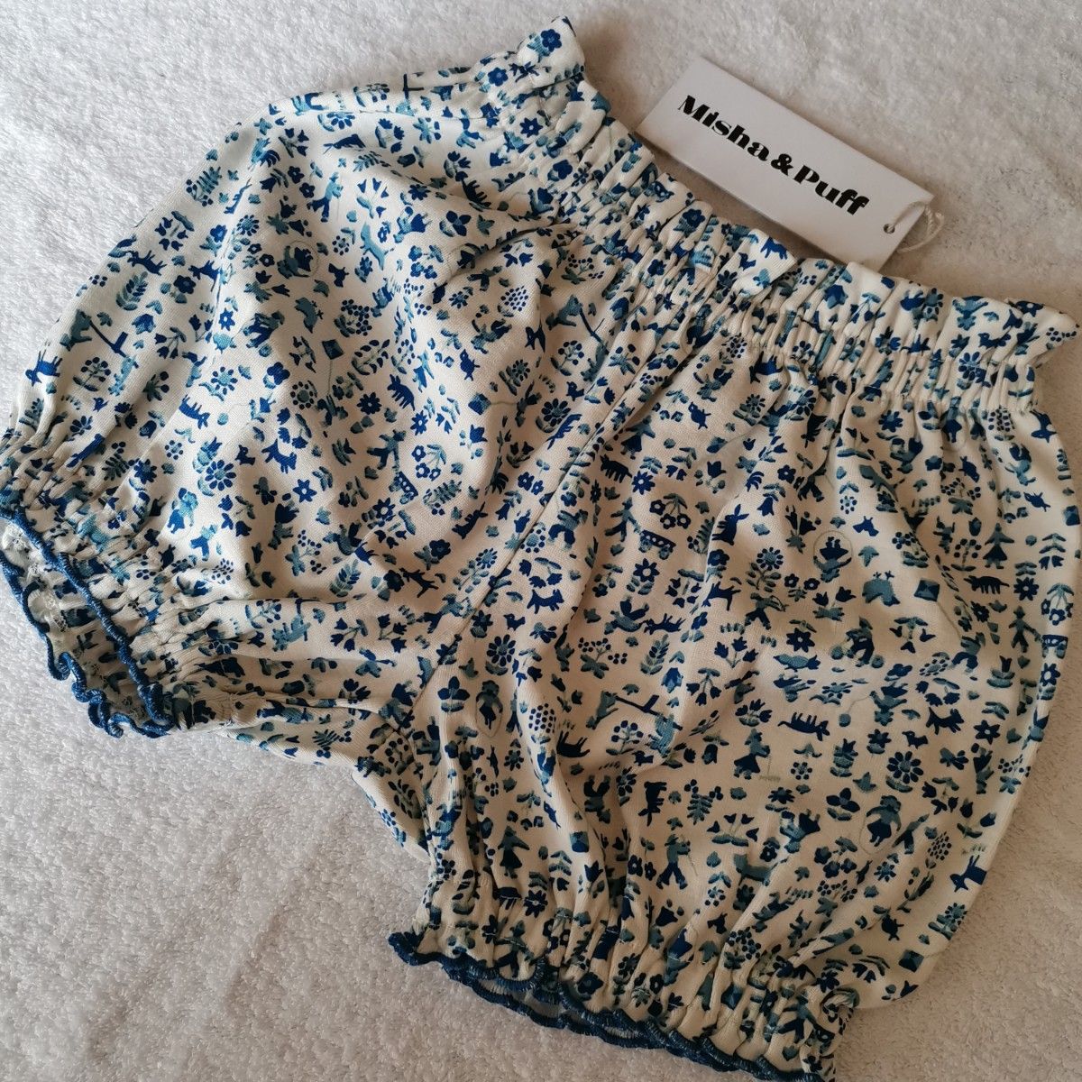 新品 4y Misha & Puff Bubble Short Marzipan