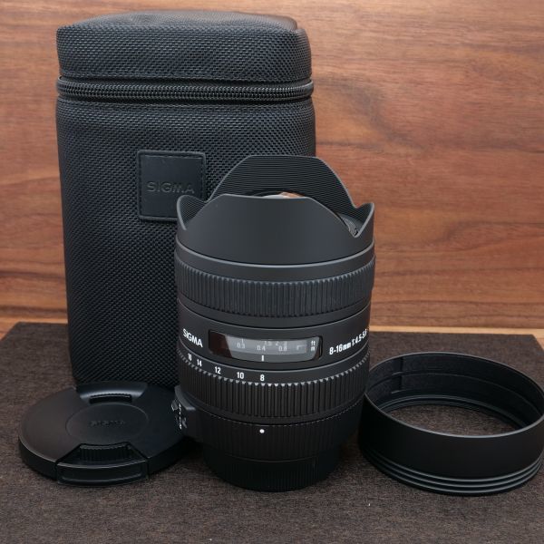 ☆極上美品・完動☆SIGMA DC 8-16mm F4.5-5.6 HSM NIKON用 Fマウント