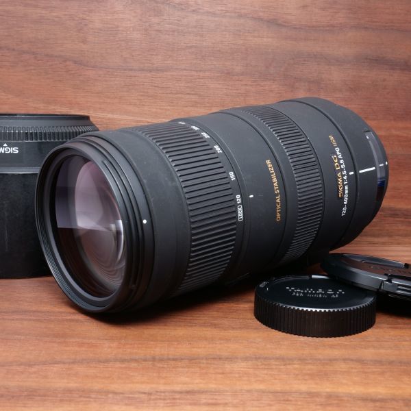 ☆実用品・完動☆SIGMA DG 120-400mm F4.5-5.6 APO HSM OS ニコン用F