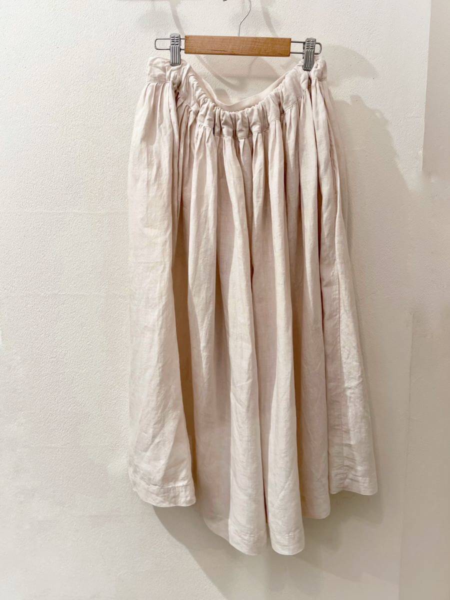 リゼッタ Lisette リネン ロングスカート ギャザースカート 麻