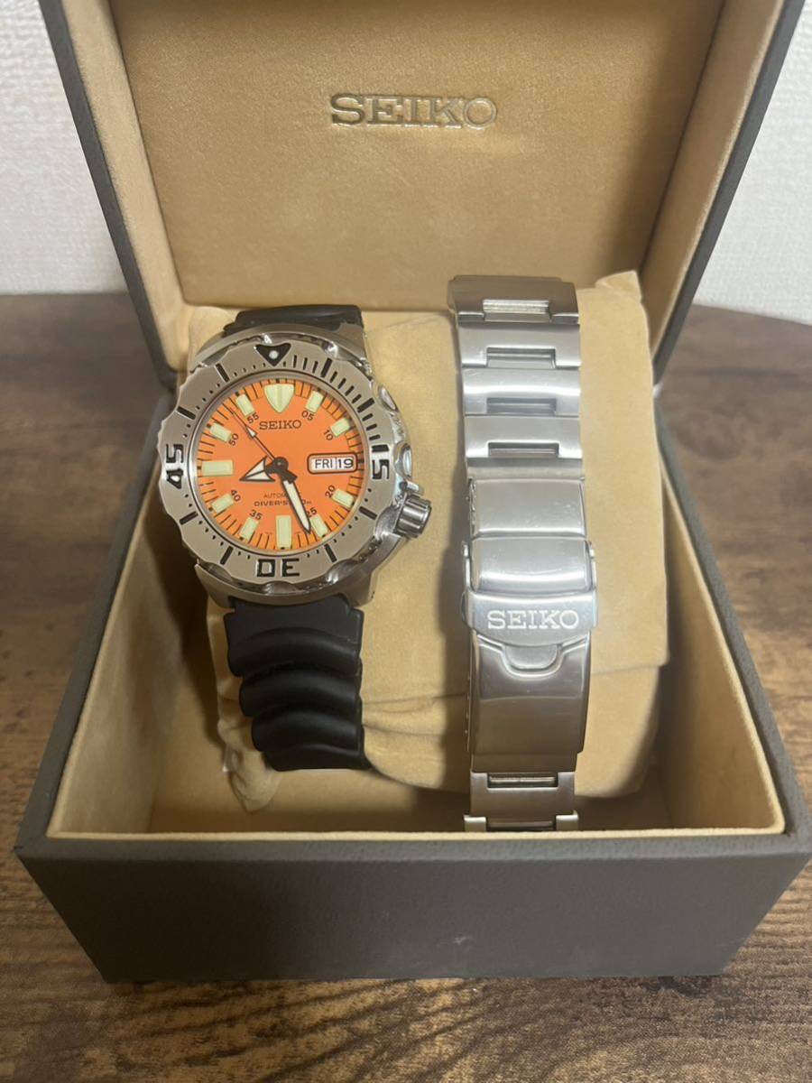 SEIKO セイコー オレンジモンスター 自動巻き 7S26-0350 | www