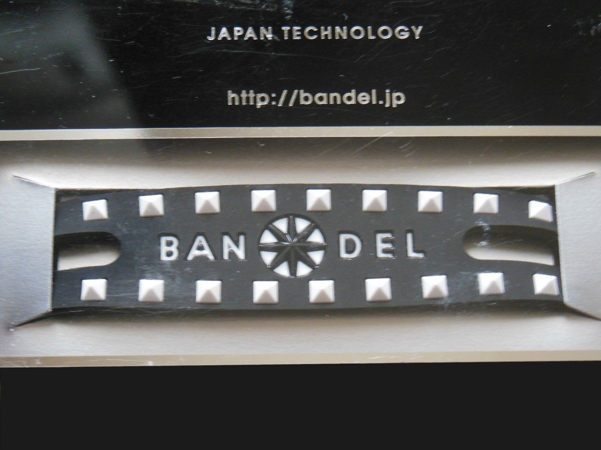 新品 BANDEL 2点セット スタッズ ブレスレット+アンクレット 黒×白 Sサイズ
