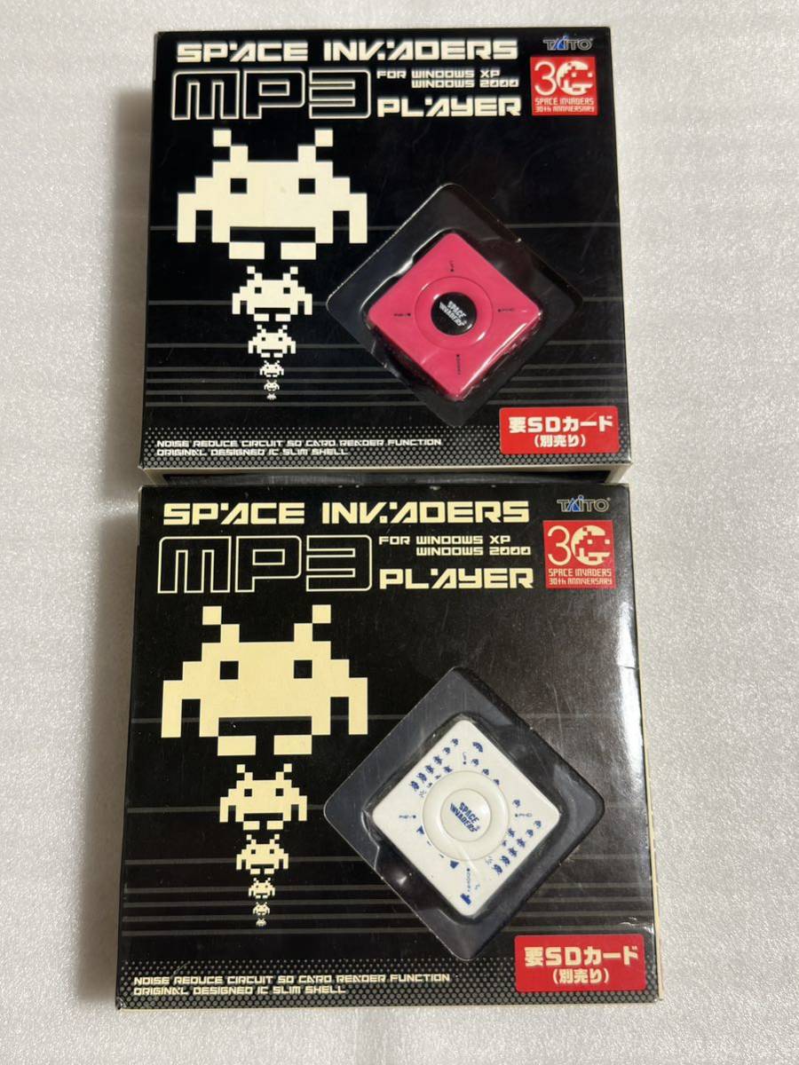 タイトー スペースインベーダー MP3 プレイヤー 2台 中身は未使用品 TAITO space invaders MP3 prayer_画像1