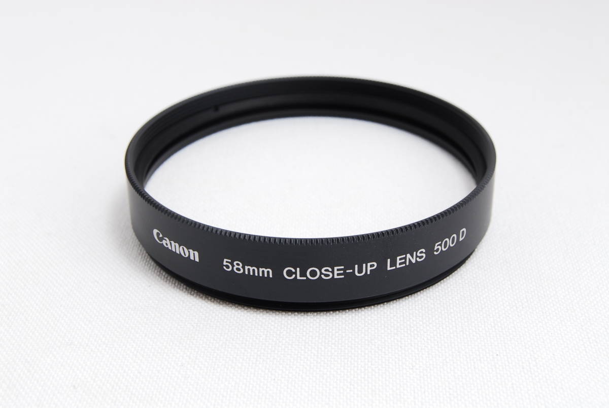 ★新同☆ Canon 58mm Close-up Lens 500D キヤノン クローズアップレンズ★純正品♪_在庫限り！！