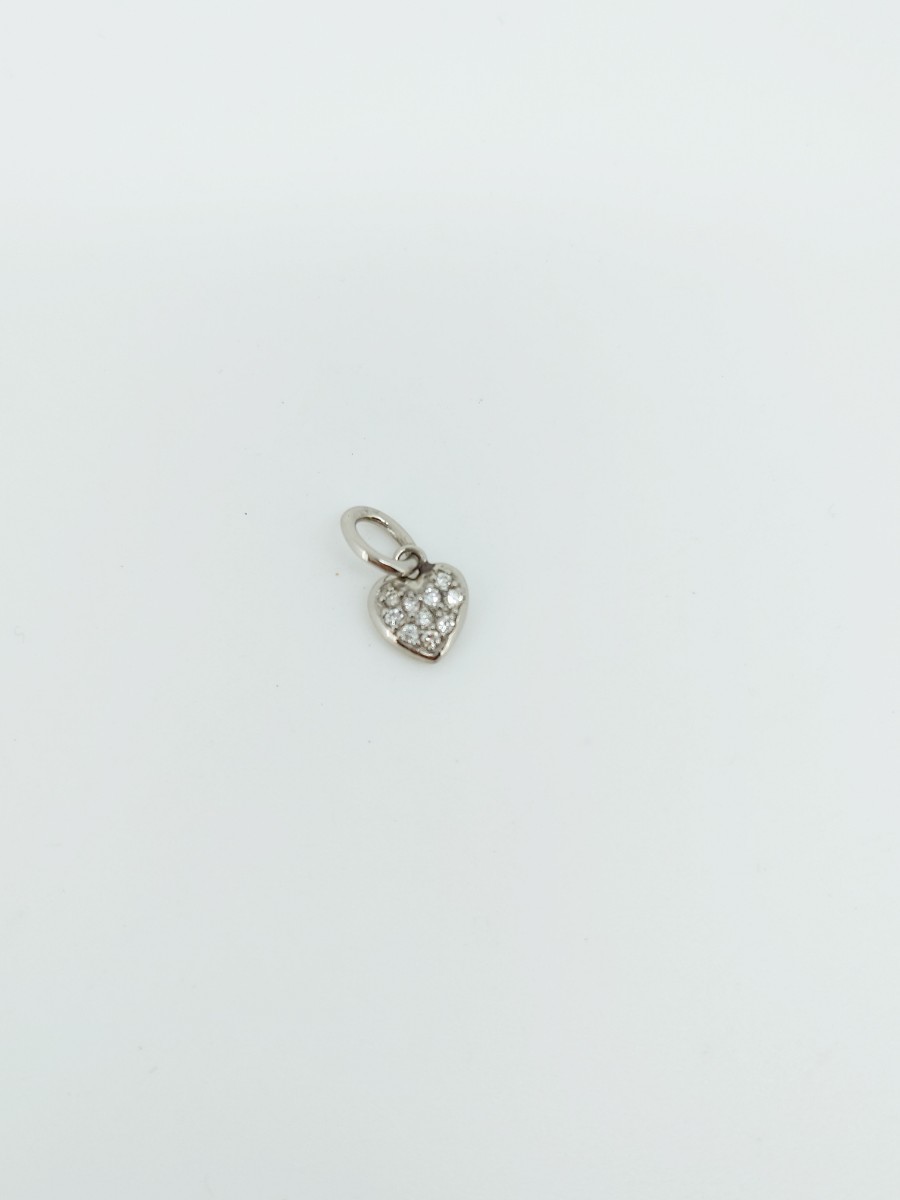 agete k18 Agete diamond Heart верх 0.1ct