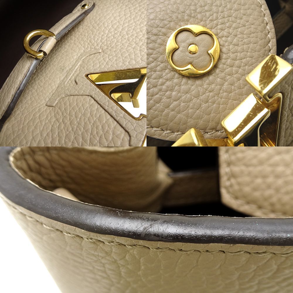 ルイ・ヴィトン LOUIS VUITTON カプシーヌBB M94634 2Wayバッグ ガレ トリヨンレザー / 350411【中古】_画像6