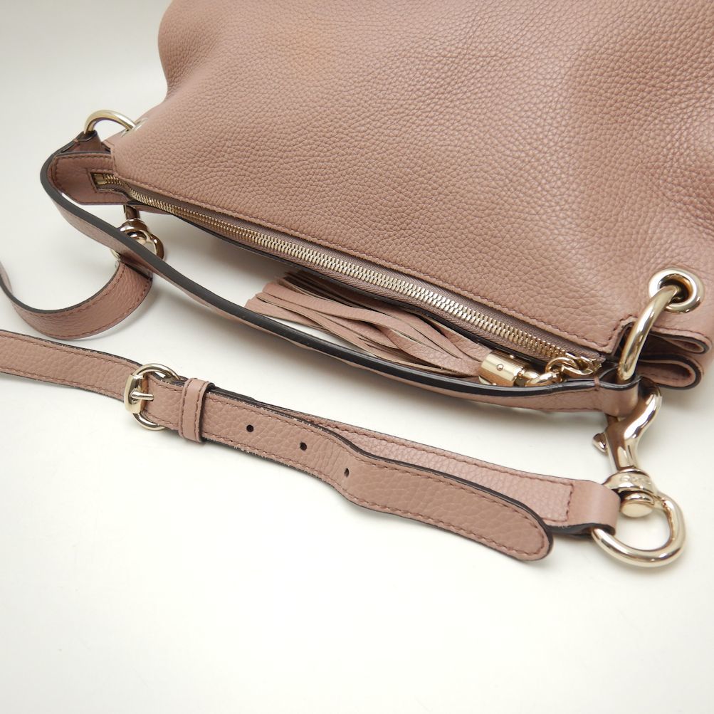 グッチ GUCCI ソーホー 408825 ショルダーバッグ 2WAY レザー ピンク