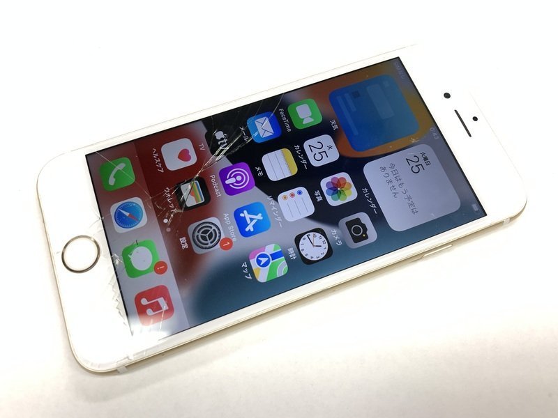 再CP018 SIMフリー iPhone6s 16GB ゴールド ジャンク ロックOFF-