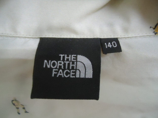 X4203-169♪【60】The North Face ザ・ノースフェイス ノベルティ コンパクトジャケット キッズ 140サイズ NPJ21811 ベージュ タグ付き_画像4