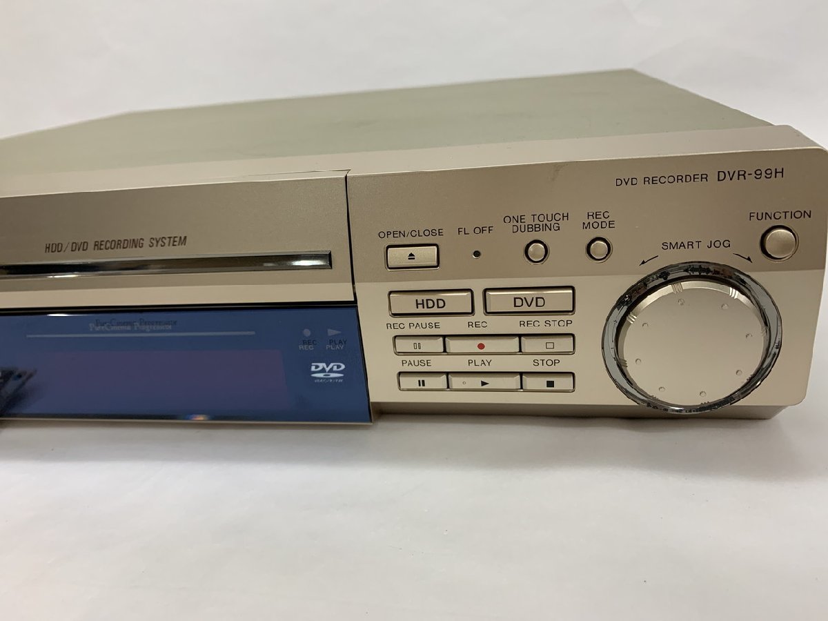 【O-5035】Pioneer パイオニア DVDレコーダー DVR-99H 本体のみ 通電確認済 現状品【千円市場】_画像3