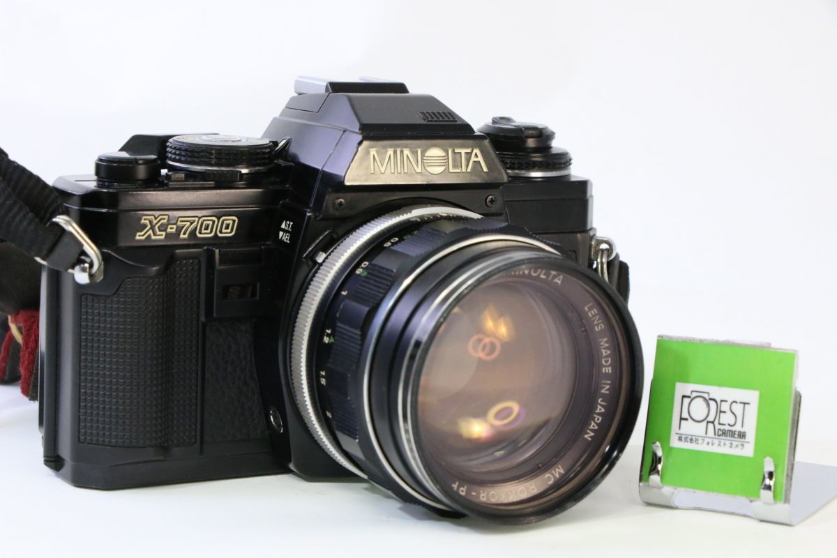 【同梱歓迎】実用■ミノルタ MINOLTA X-700 MPS ボディ+MC ROKKOR-PF 58mm F1.4■シャッター全速・露出計完動■3707