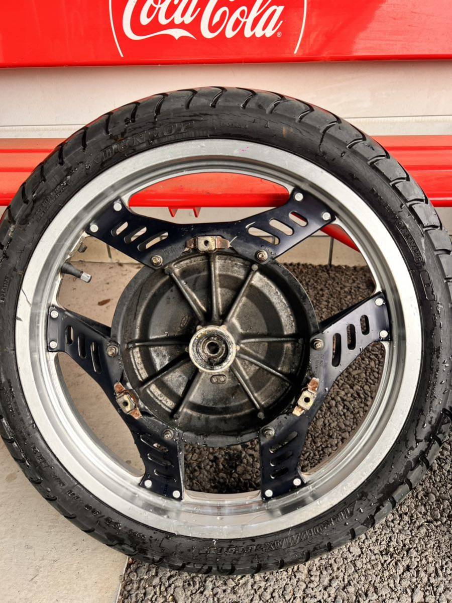 売り切り CBX400F 二型 ホイール 前後 セット 当時物 純正