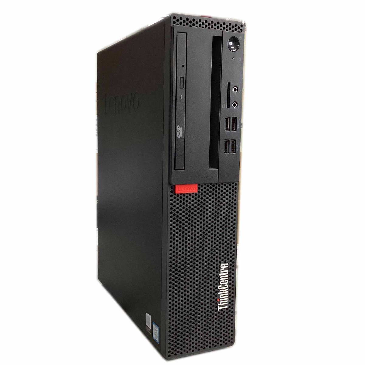 Lenovo ThinkCentre M710s 第6世代 Core i3 6100 3.7GHz 4GB HDD 500GB DVDマルチ搭載 Windows11Pro デスクトップPC I60_画像1