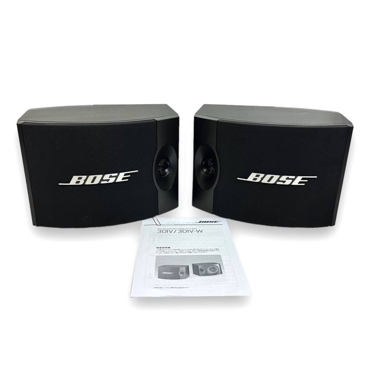 美品】BOSE 301V ブックシェルフ スピーカー システム 2ホンブラック-