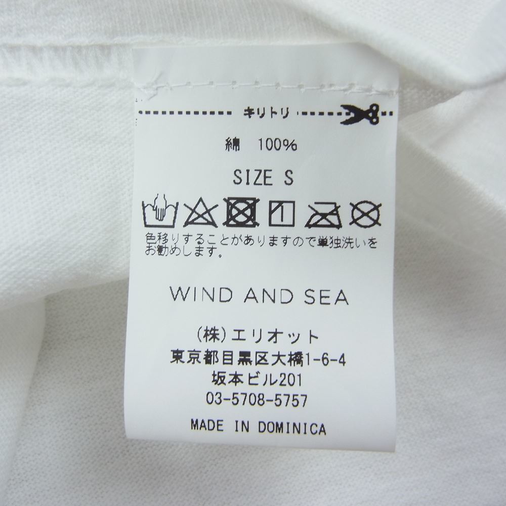 WIND AND SEA ウィンダンシー × Zoff ゾフ WDS-Zoff-Tee-01 ロゴ アイ