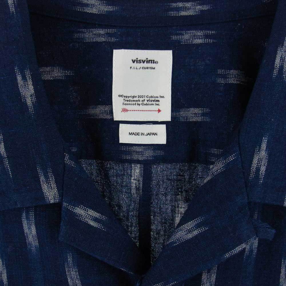 VISVIM ビズビム 22SS KASURI DK.INDIGO 天然染色加工 本袖 コットン