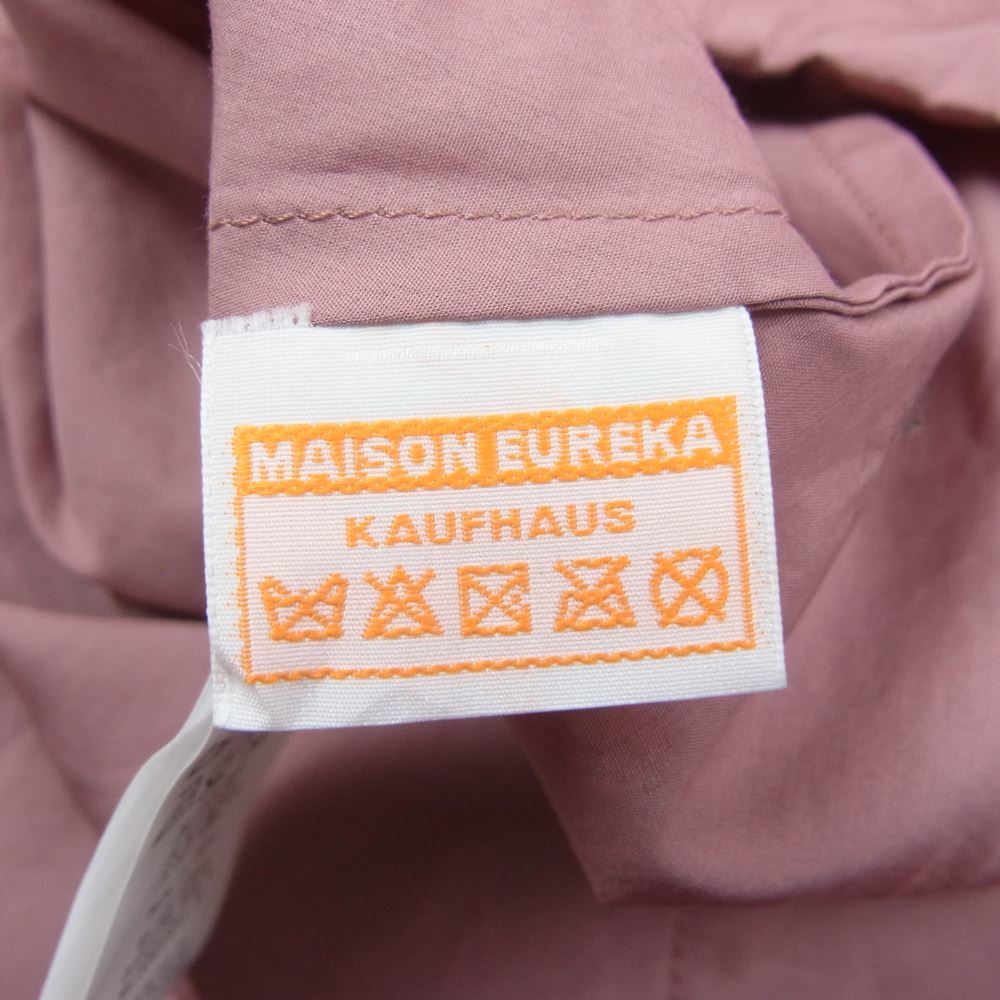 メゾンエウレカ MAISON EUREKA 308 SARROUEL PANTS SHIRTS サルエル パンツ シャツ ピンク系 F【中古】_画像6