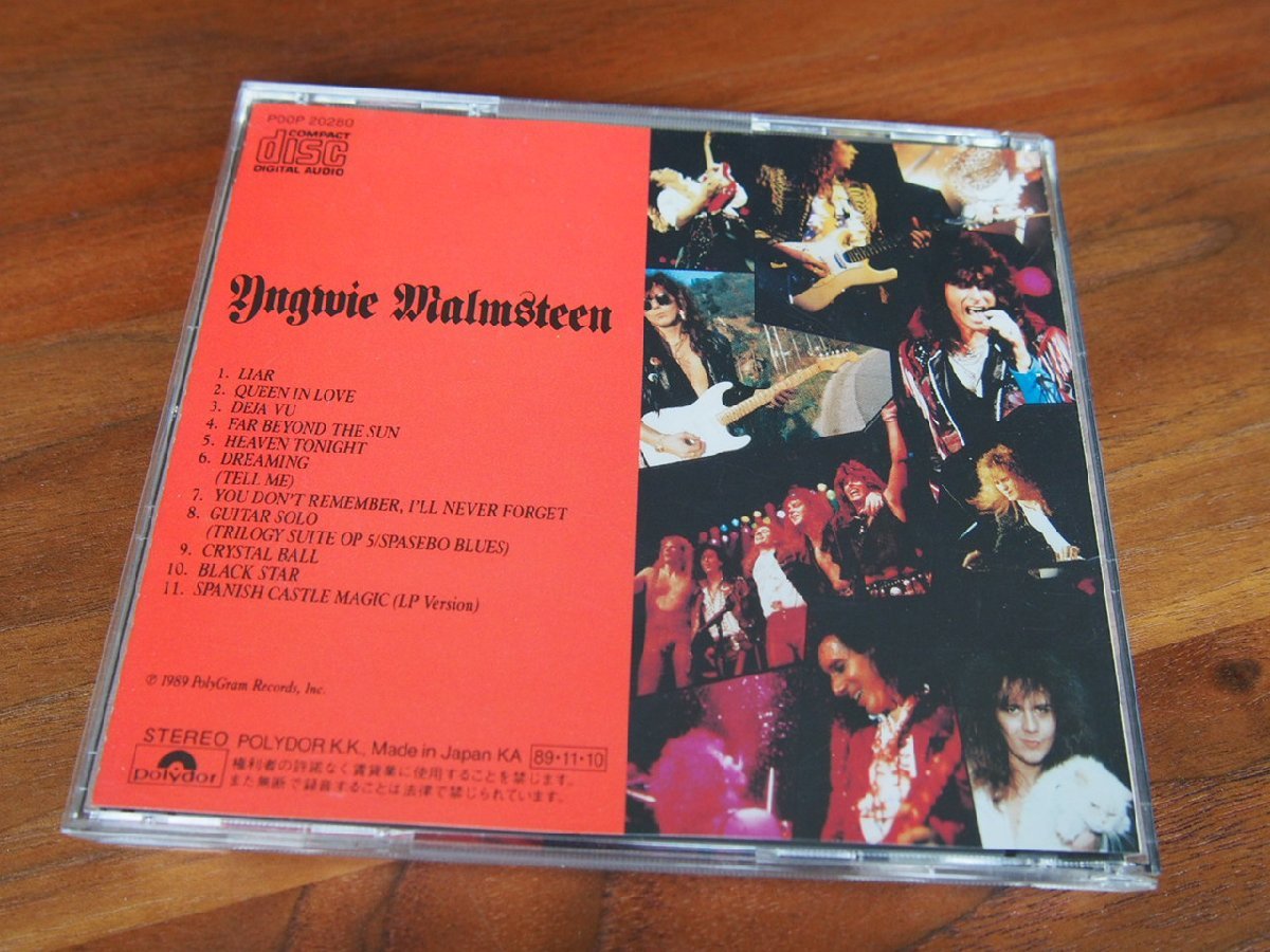 音楽CD★ギタリスト,ミュージシャン★ハードロック★YNGWIE MALMSTEEN イングヴェイ・マルムスティーン★TRIAL BY FIRE:LIVE IN LENINGRAD_画像4