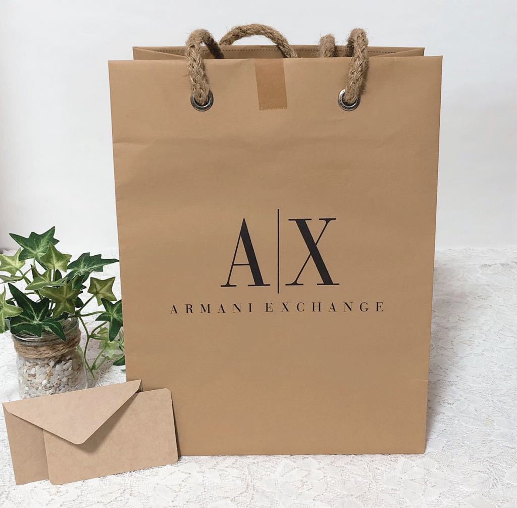 アルマーニ エクスチェンジ「ARMANI EXCHANGE」ショッパー マチ アルマーニ エクスチェンジ「ARMANI EXCHANGE」ショッパー マチ