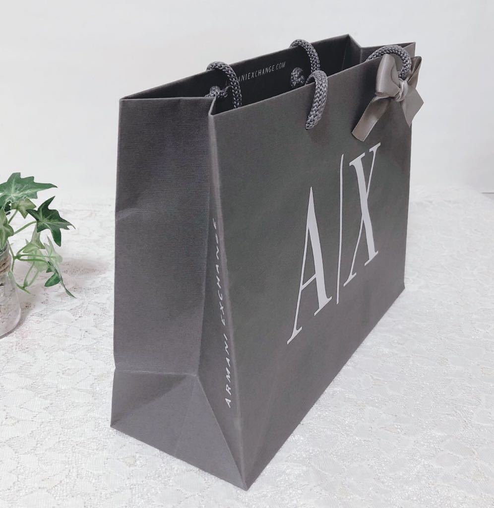 【関税込】ARMANI EXCHANGE JULIE ショッパー アルマーニ エクスチェンジ「ARMANI EXCHANGE」ショッパー マチ