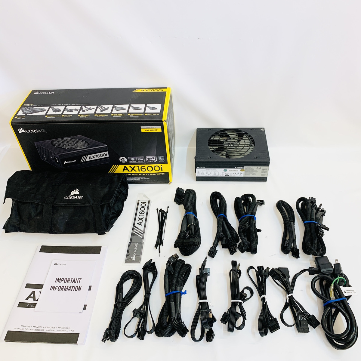 CORSAIR AX1600i 1600W PC電源ユニット CP-9020087-JP | normanhubbard.com