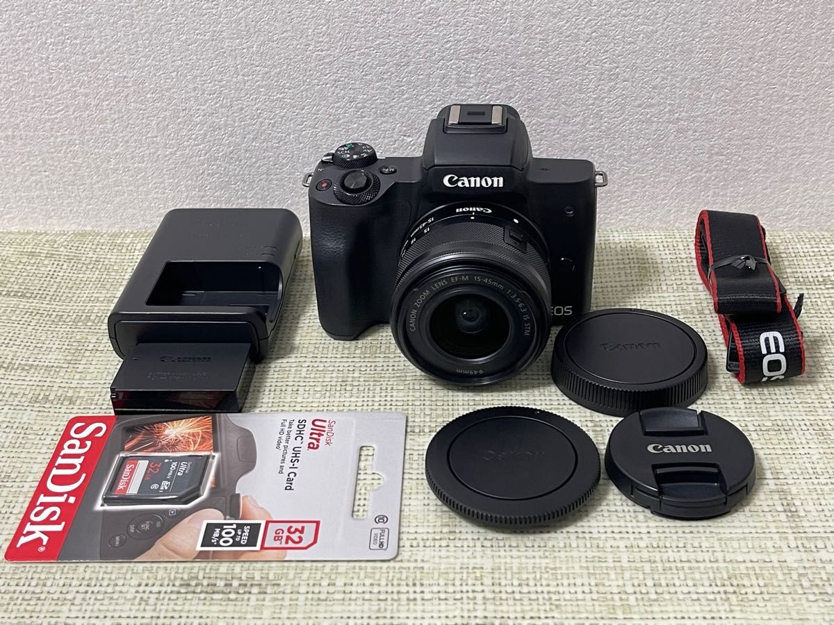 Canon EOS kiss MズームレンズキットWI-FI&Bluetooth-