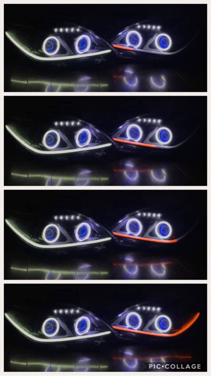 銷售最後機會普銳斯30大燈COB結冰和管道順序流動豐田PRIUS ZVW 30    原文:SALE ラストチャンス プリウス30 ヘッドライトCOB イカリング & チューブled シーケンシャル 流れる TOYOTA PRIUS ZVW 30