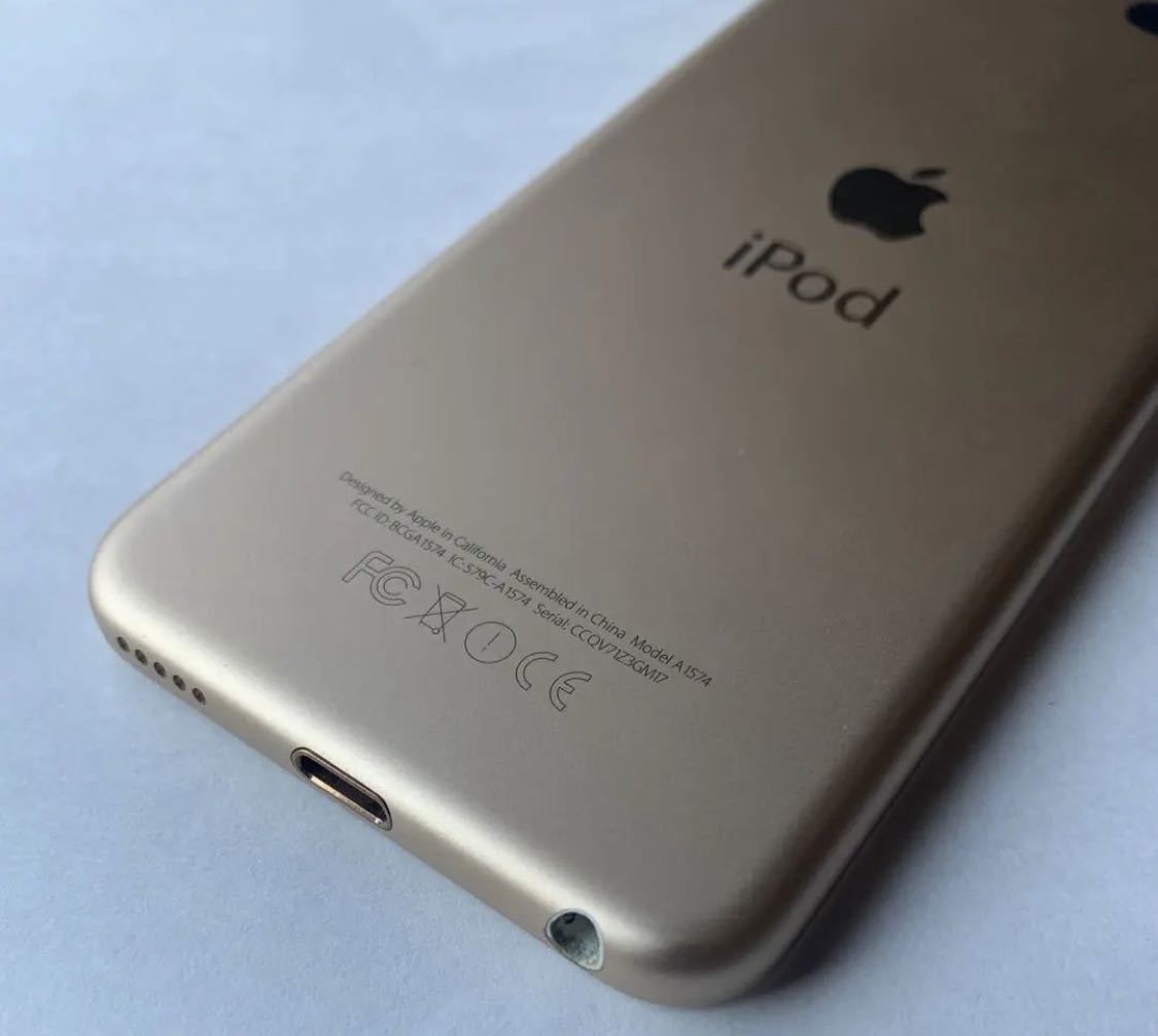 iPod touch第6世代128GB 新品バッテリー超美品 ゴールド-