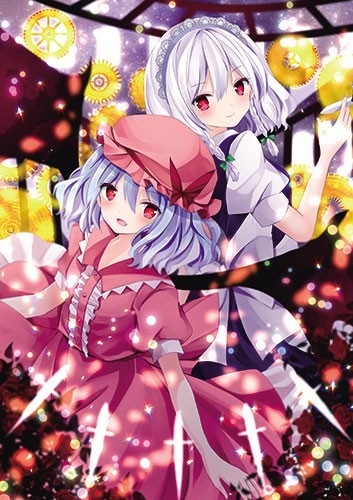 Проект Touhou Clear File Slill Driel Clear File (Nao Nanase)-Remilia &amp; Sakuya-сакуя-сакуя-ребенок-