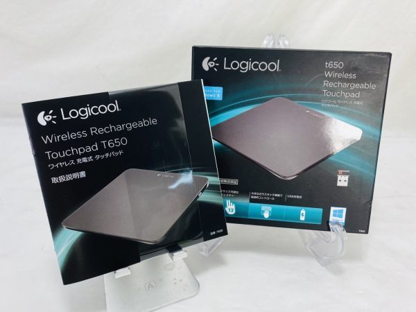 LOGICOOL ロジクール ワイヤレス 充電式 タッチパッド T650 YT-230531016_画像5