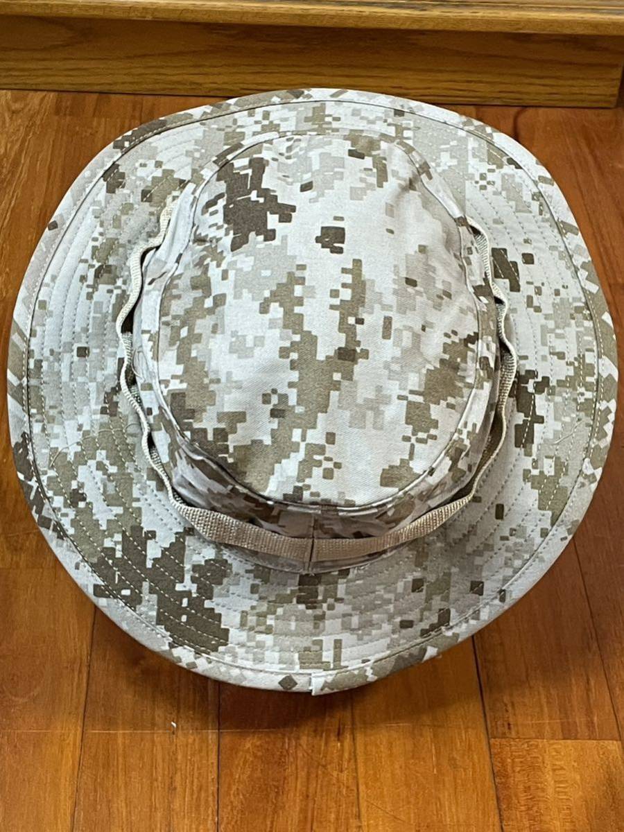 米軍放出品　新品タグ付き　ＵＳＭＣ　ＭＡＲＰＡＴ　ＤＥＳＥＲＴ　ブーニーハット ④_画像5