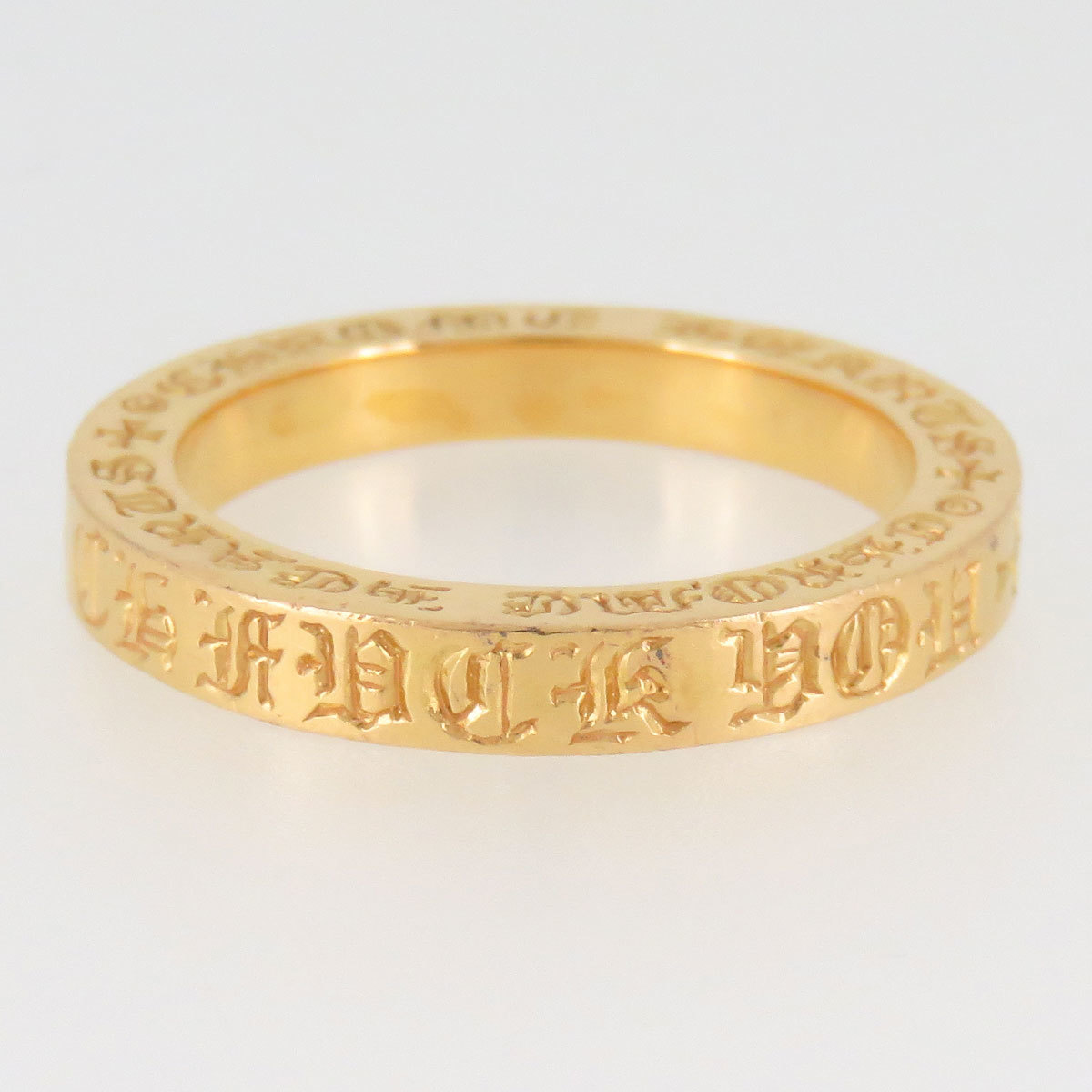 クロムハーツ スペーサーリング FUCK YOU 3mm 19号 22K ユニセックス