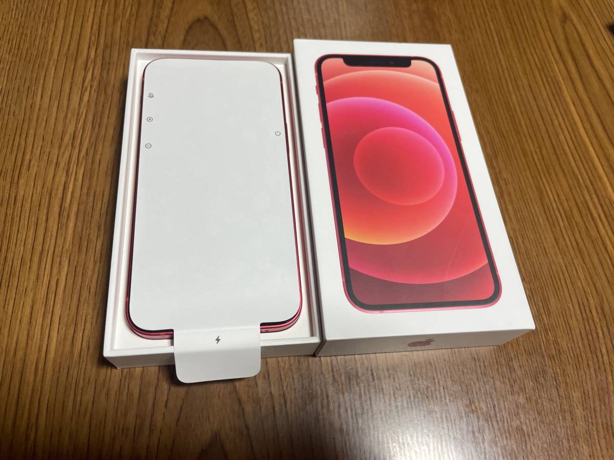 新品未使用Apple版SIMフリーiPhone 12 mini 128GB レッド(PRODUCT RED