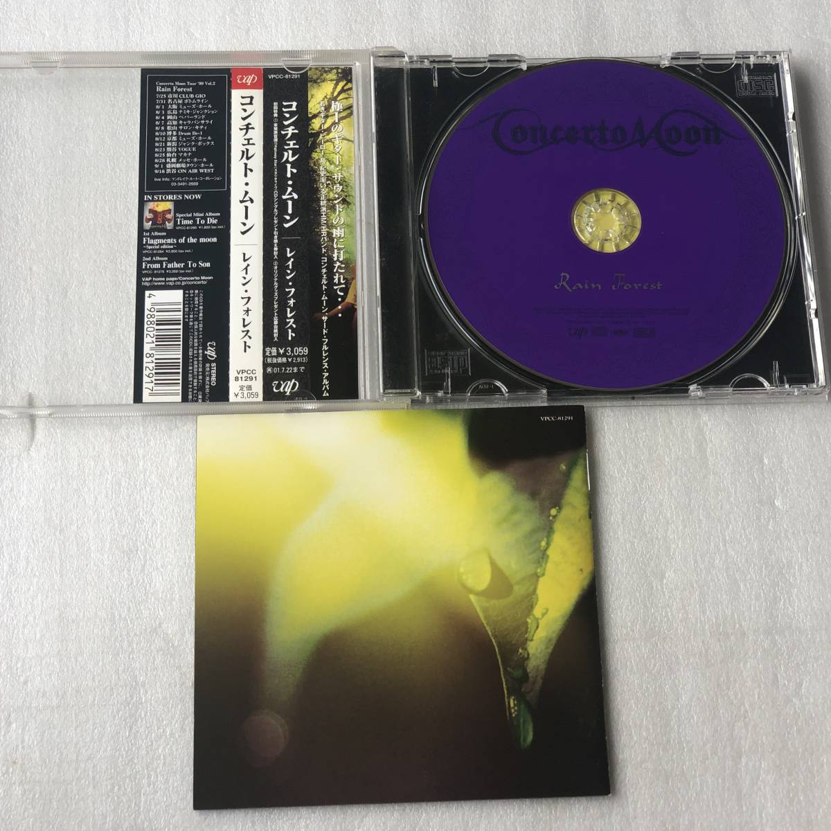 中古CD Concerto Moon コンチェルト・ムーン/Rain Forest 3rd(1999年 VPCC-81291) 日本産HR/HM,ネオクラ系の画像3